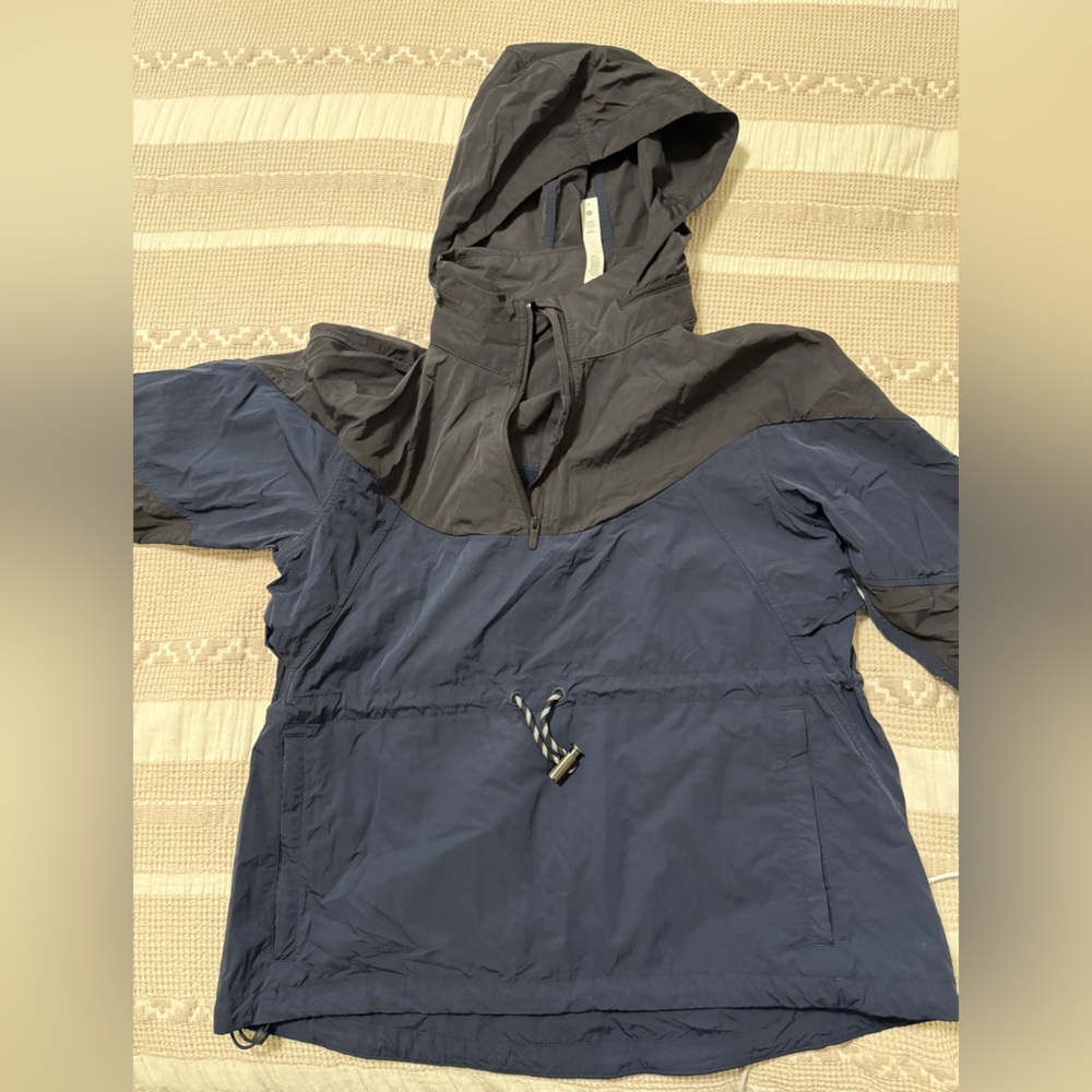 Women’s Navy and Black rain Jacket